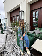 Blue Green Sunduster Robe - Sur La Vague