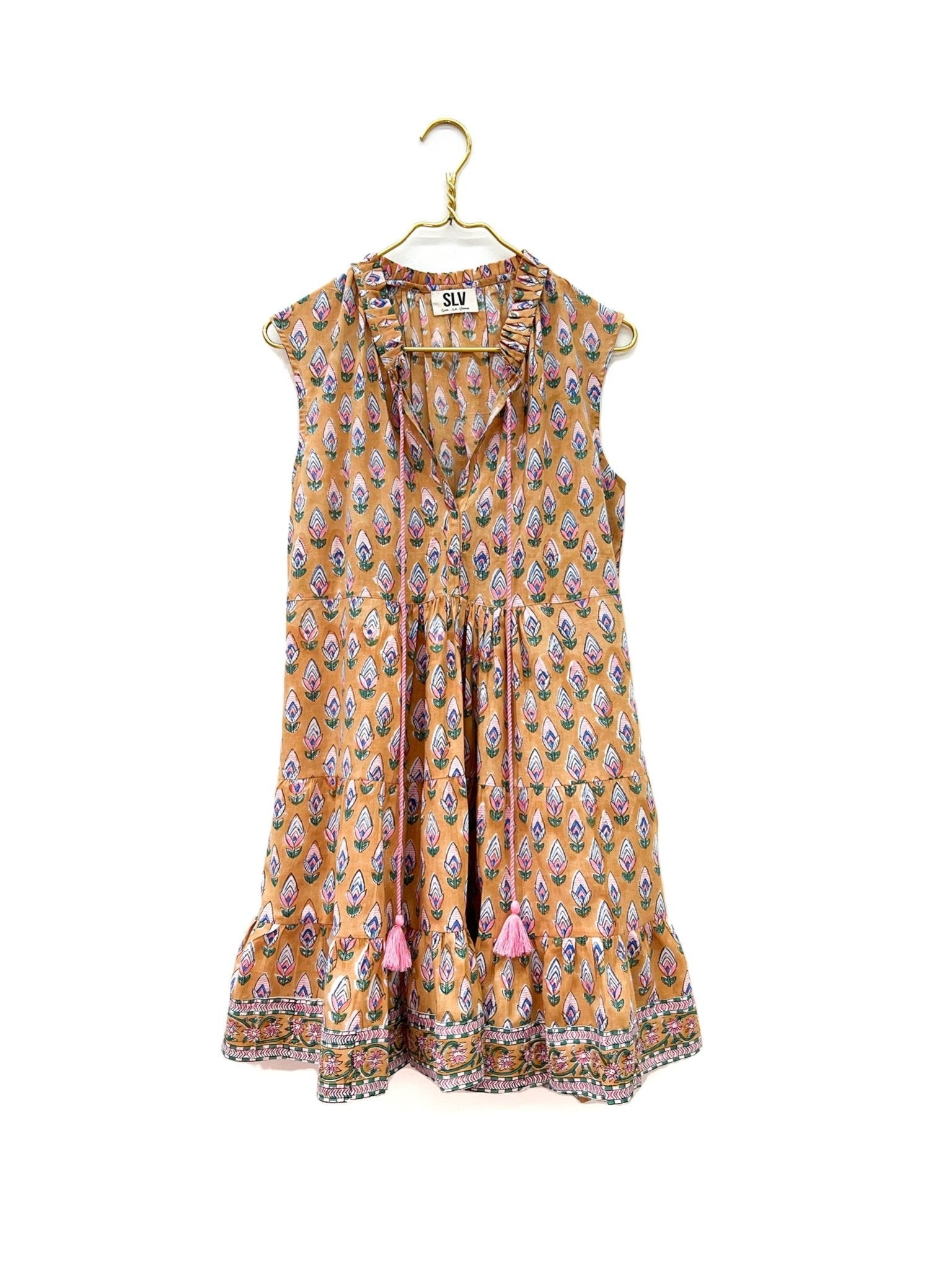 Cafe Cap Sleeve Mini Dress - Sur La Vague