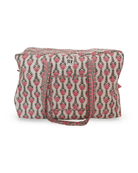 Cami XL block print cotton duffel bag - Sur La Vague