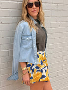 Claire Panel Mini Skirt - Sur La Vague
