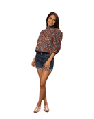 Clove Long Sleeve Puff Blouse - Sur La Vague