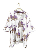 Elephants Structured Tunic - Sur La Vague