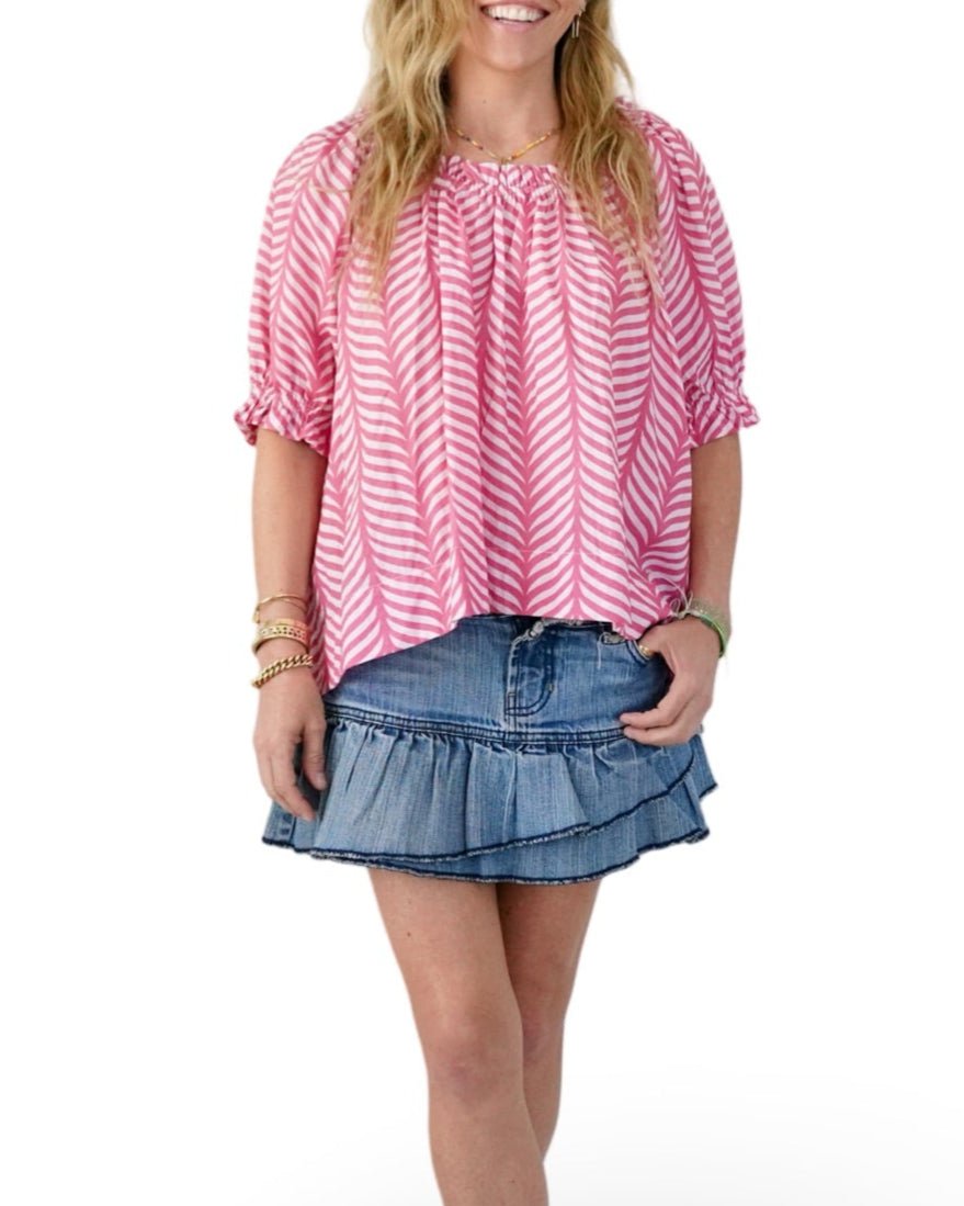 Ellis Tempo Blouse - Sur La Vague