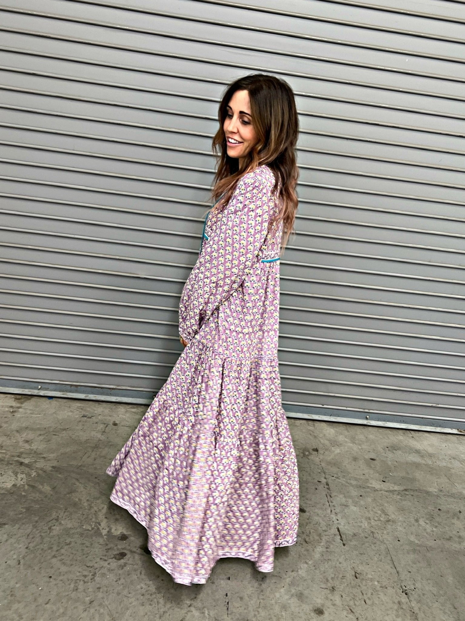Iris Tiered Caftan - Sur La Vague