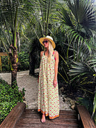 Ivy Tie Strap Maxi Dress - Sur La Vague