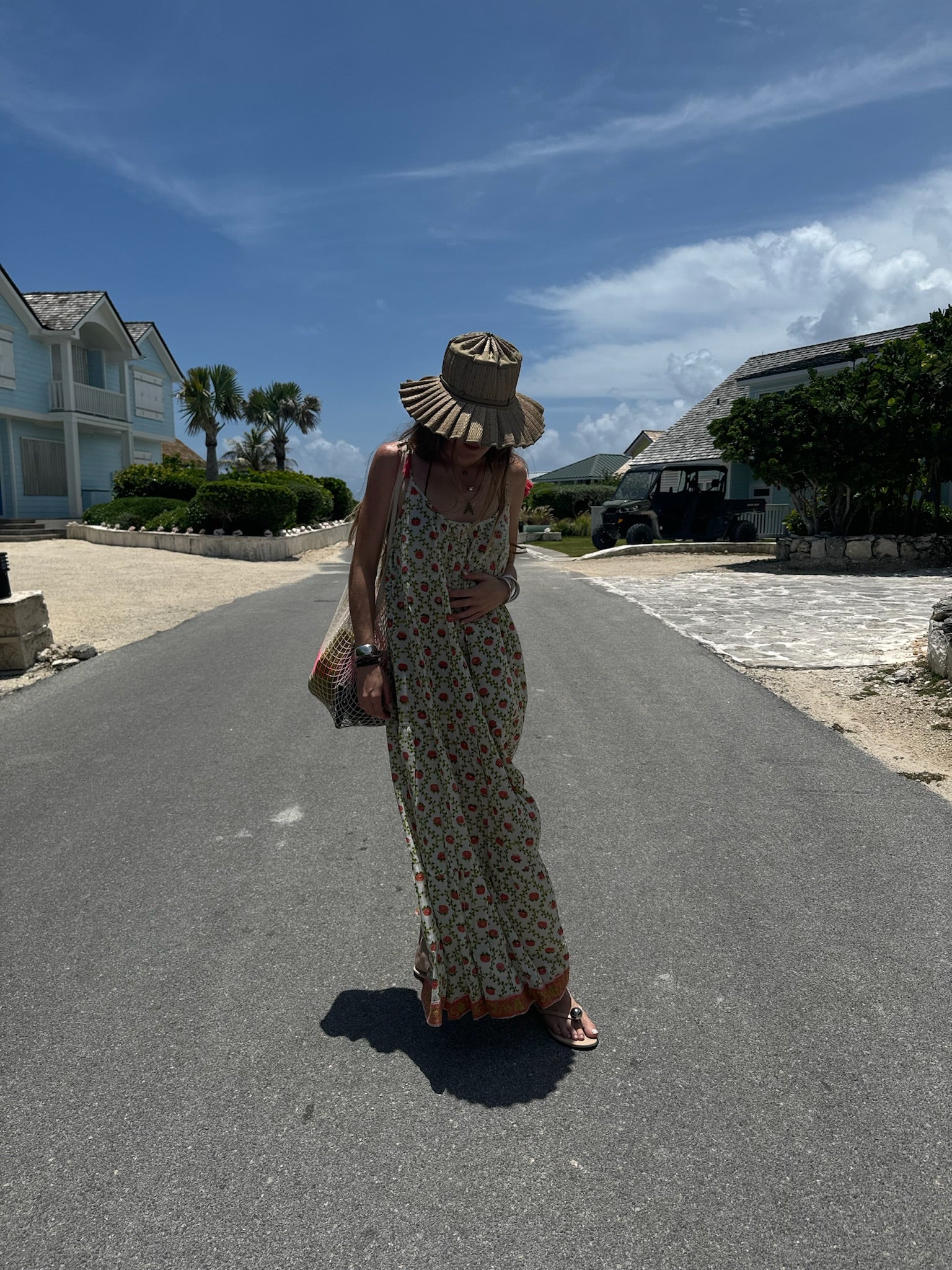 Ivy Tie Strap Maxi Dress - Sur La Vague