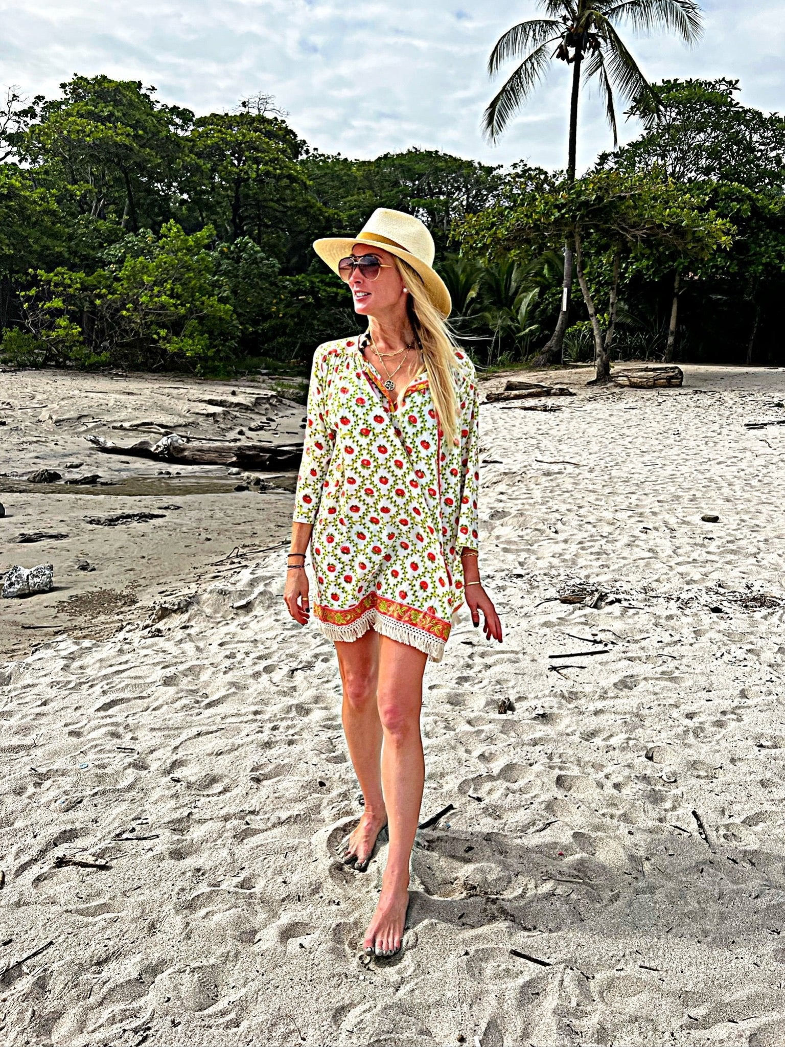 Ivy Tunic Cotton Cover Up - Sur La Vague