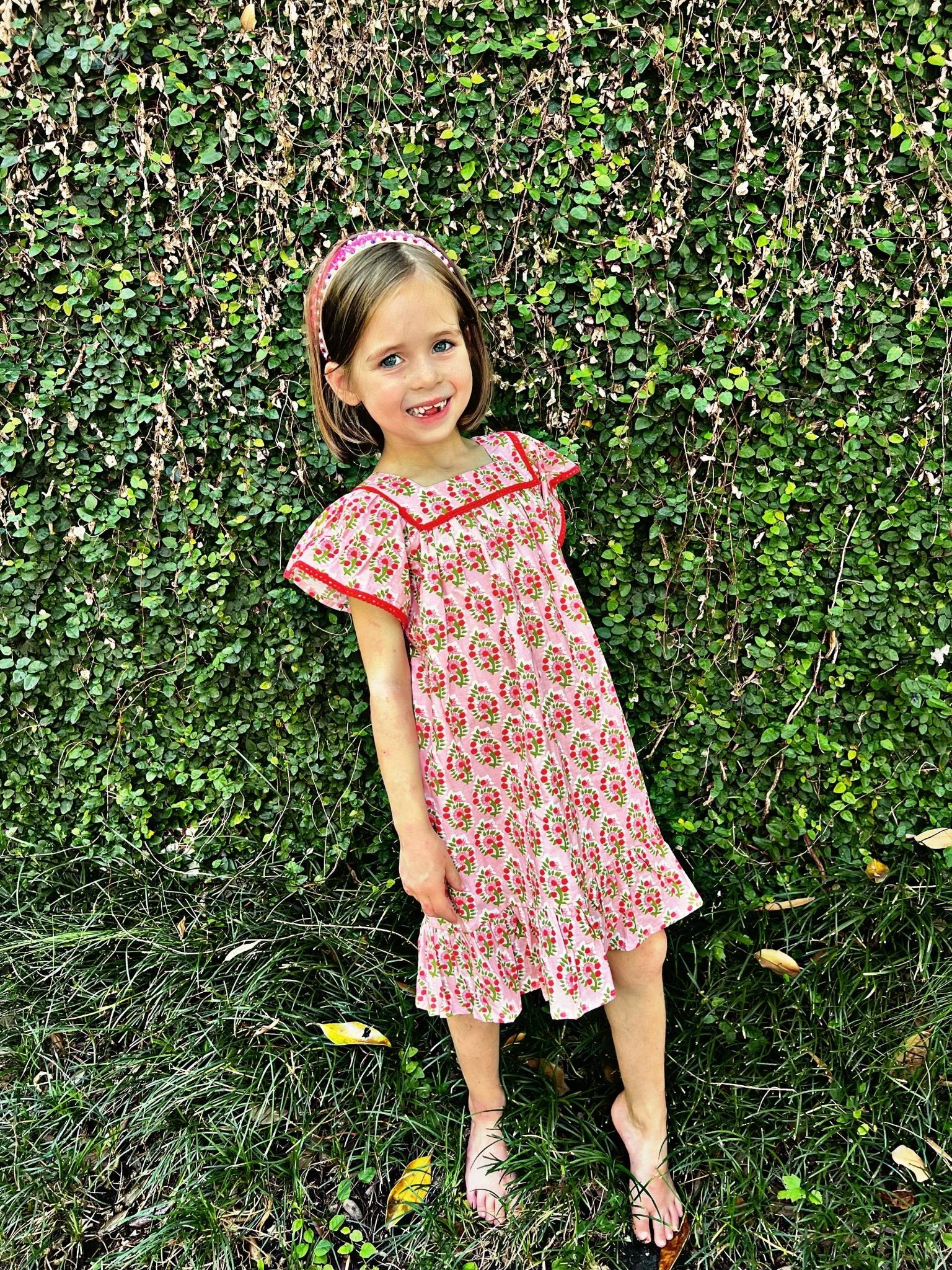 Kids Blush Dress - Sur La Vague