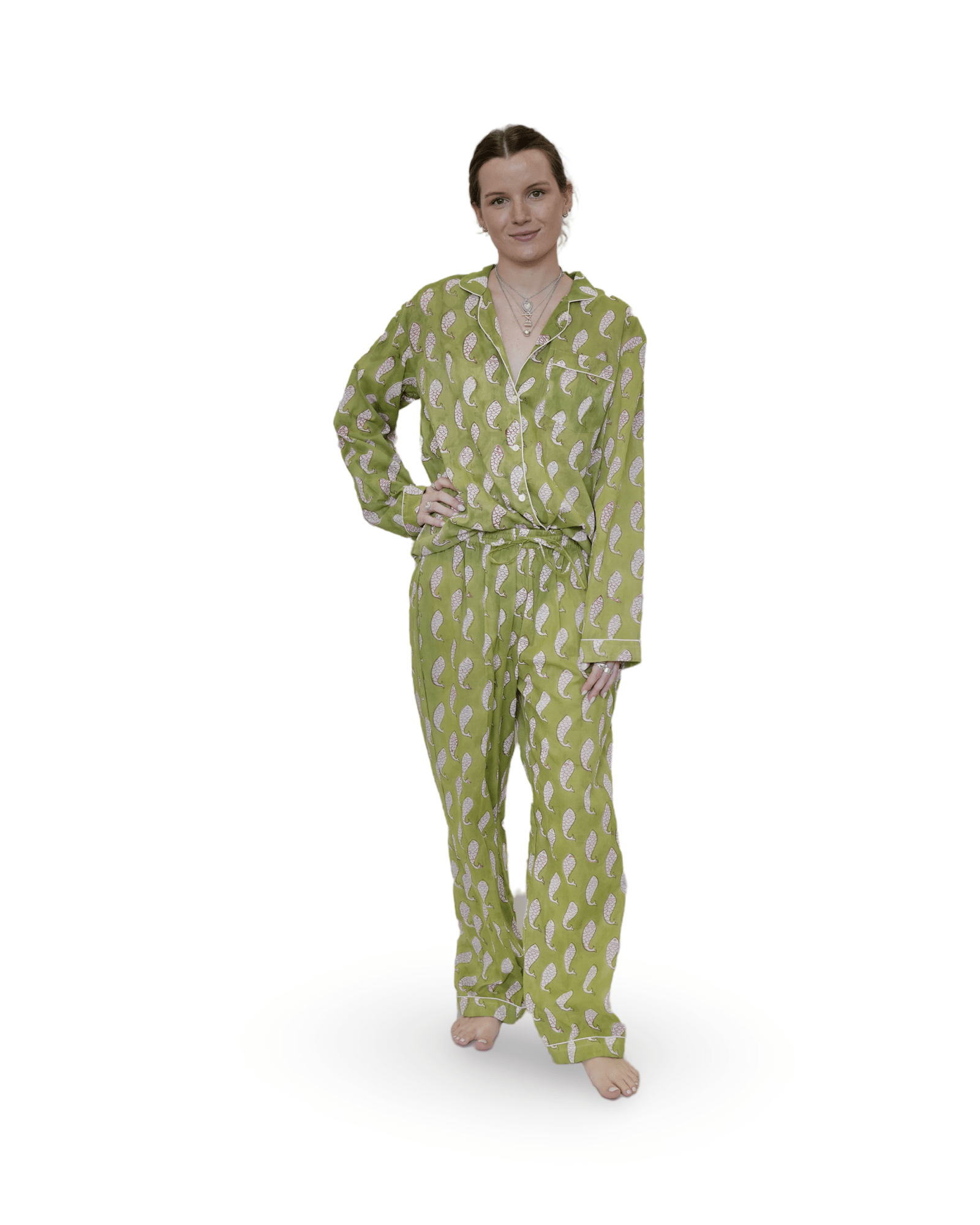 Koi Pajama Pants Set - Sur La Vague