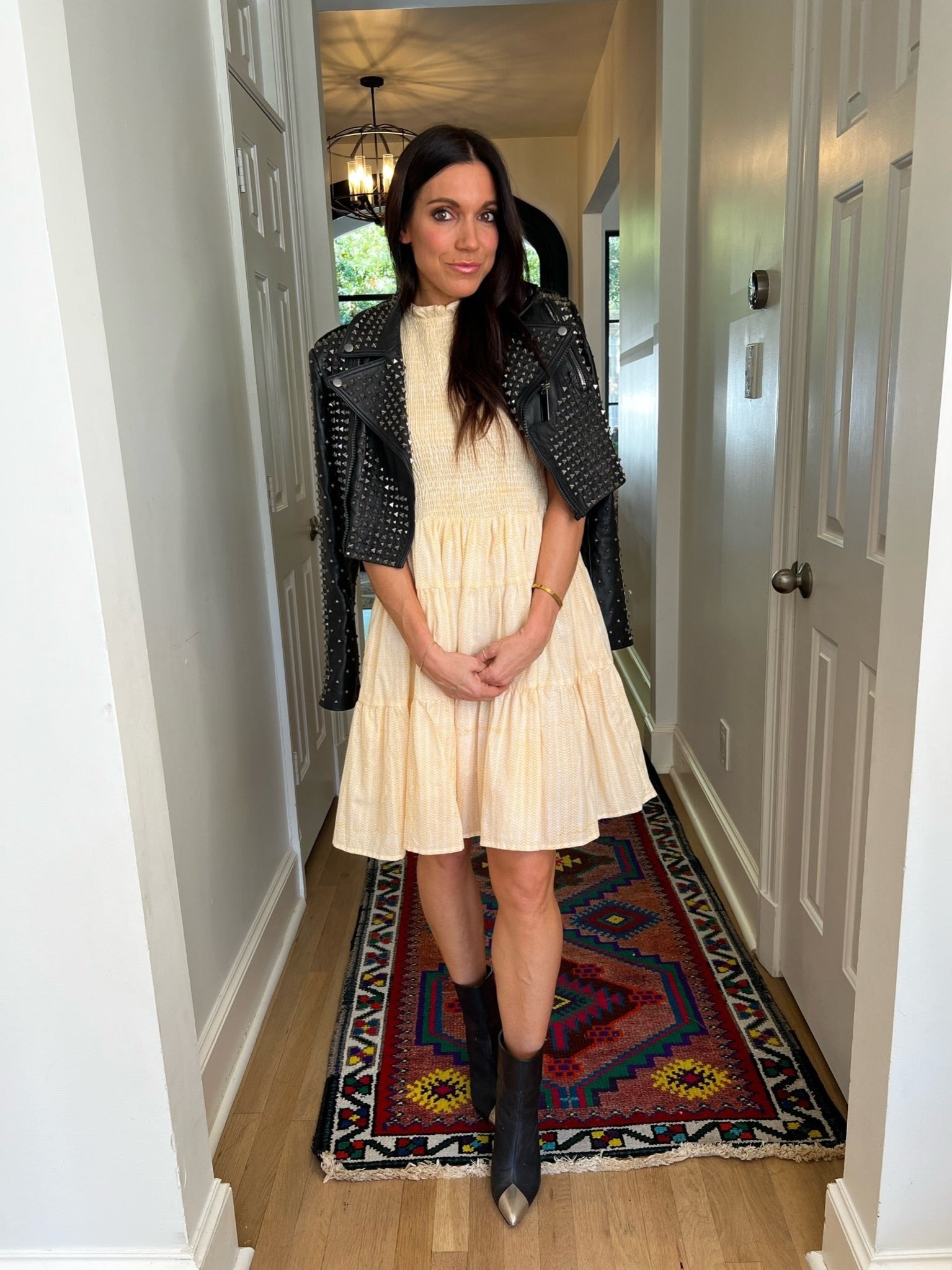 Lemon Mini Flutter Dress - Sur La Vague