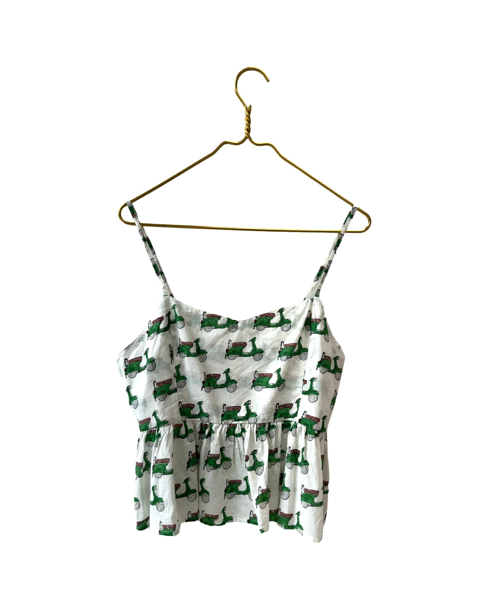 Lets Roll Peplum Tank - Sur La Vague