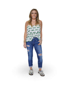 Lets Roll Peplum Tank - Sur La Vague