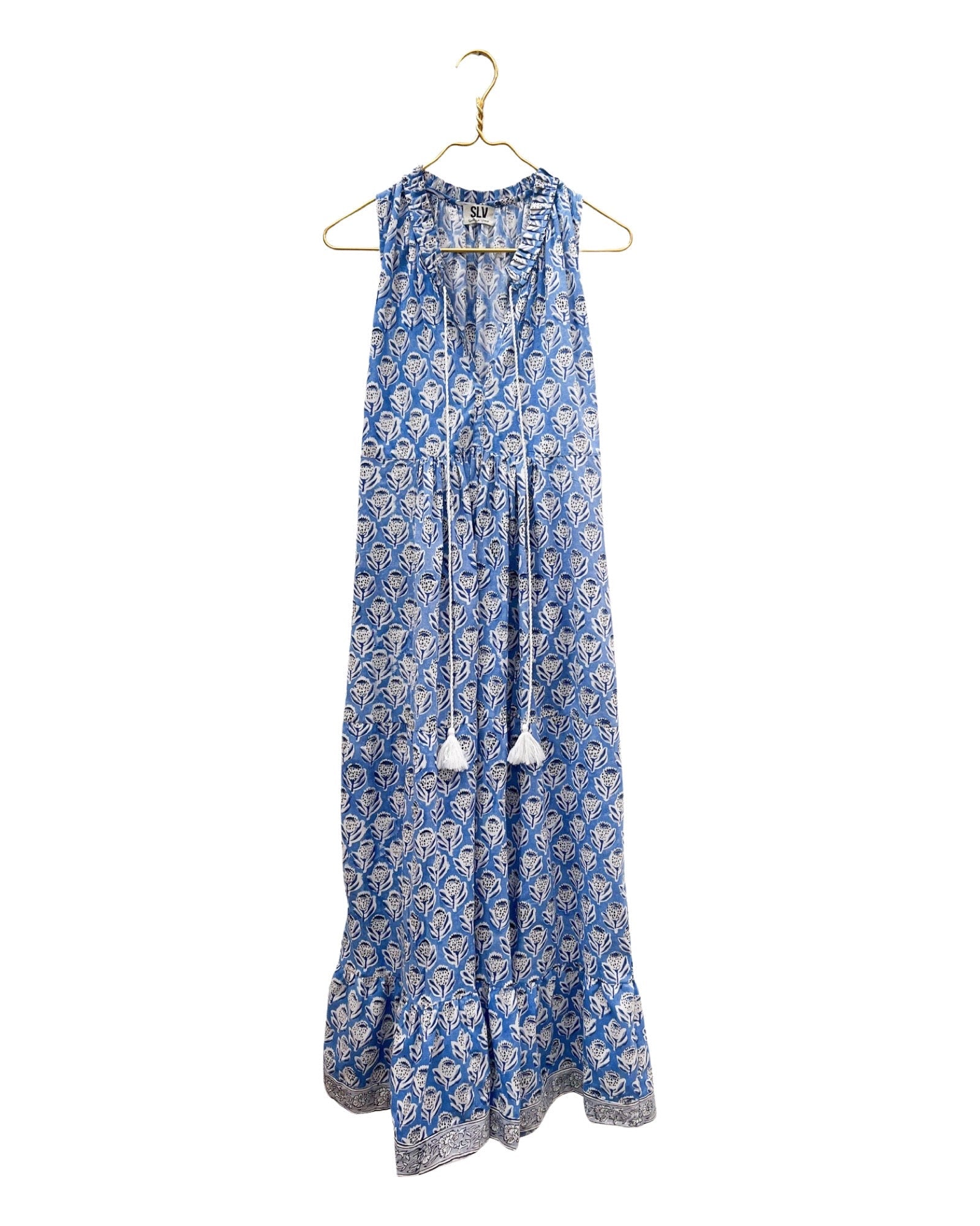 Liv Tassel Ruffle Maxi Dress - Sur La Vague