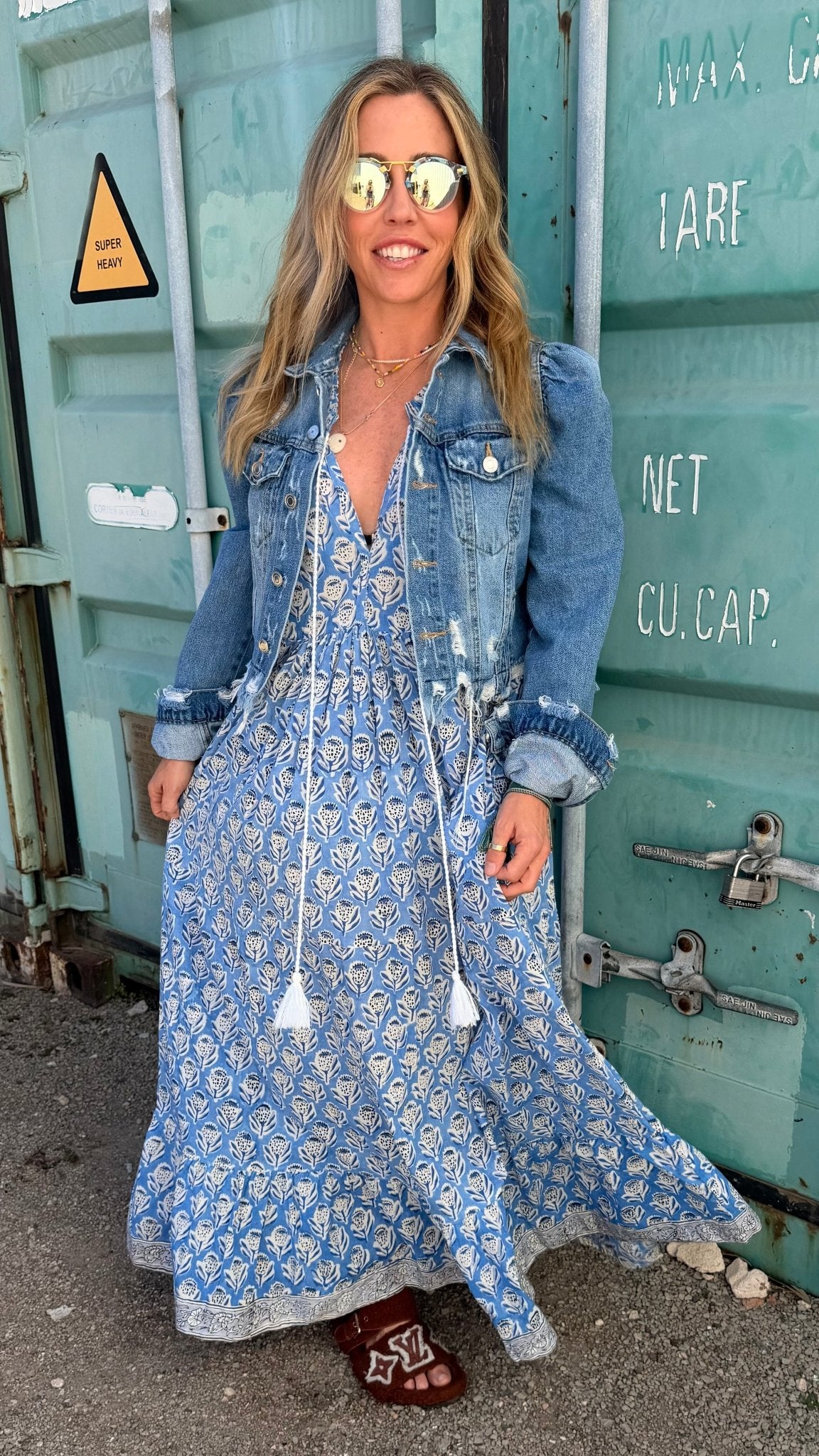 Liv Tassel Ruffle Maxi Dress - Sur La Vague