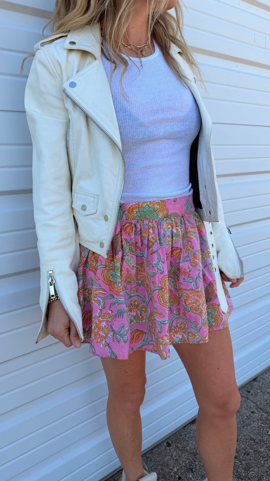 Madison Panel Mini Skirt - Sur La Vague