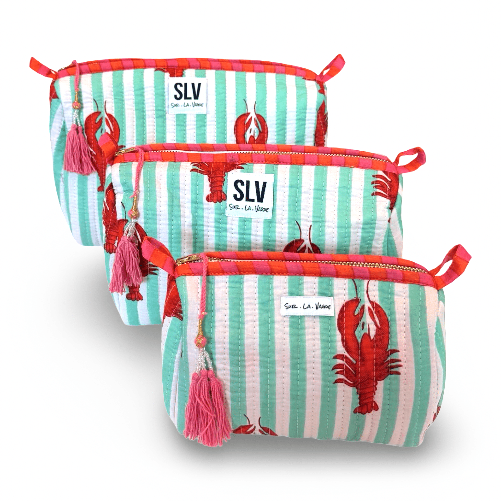 Mint Lobster Pouch Set - Sur La Vague