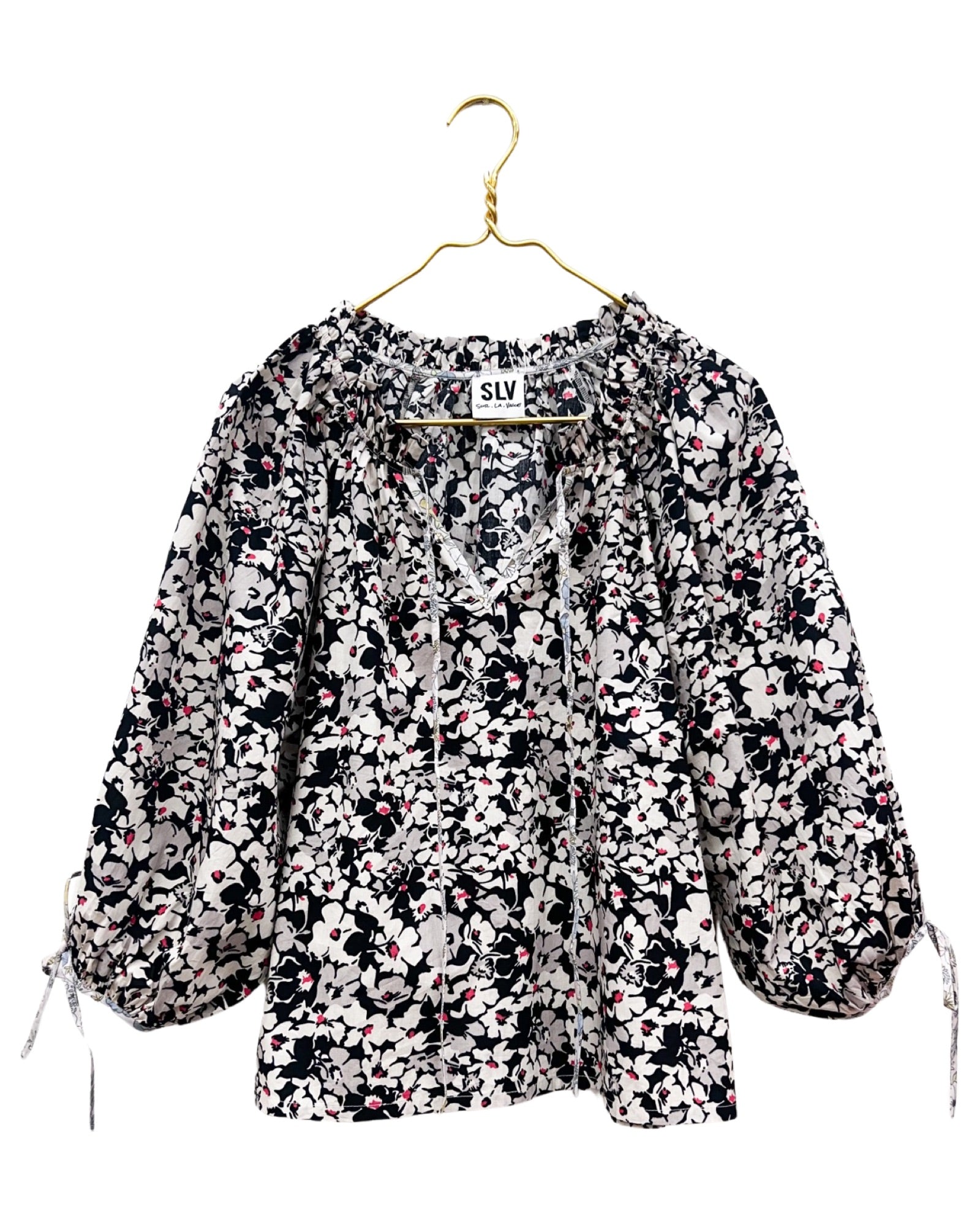 Moonlight Tie Blouse - Sur La Vague
