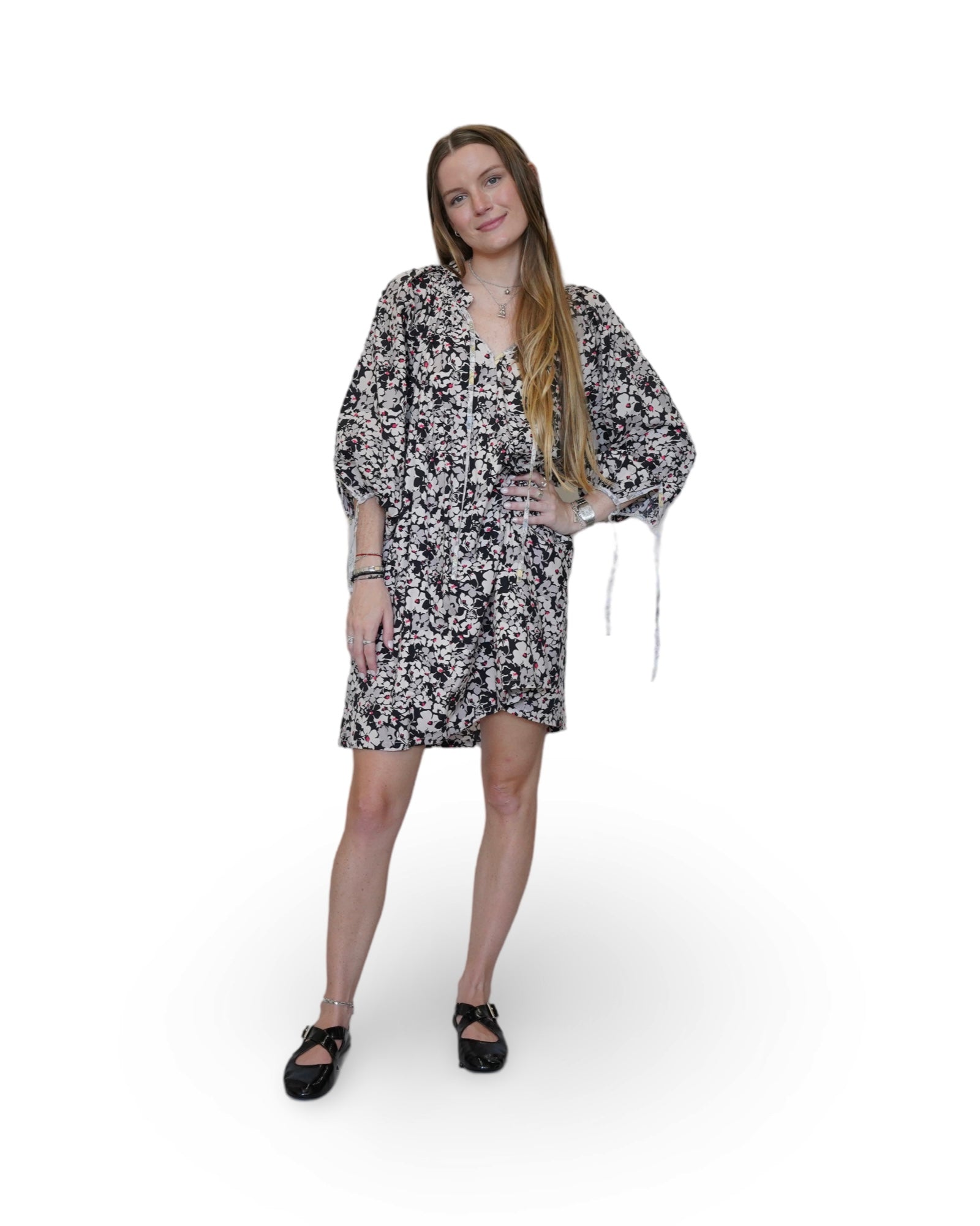 Moonlight Tie Mini Dress - Sur La Vague