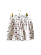 Mustachio Panel Mini Skirt - Sur La Vague