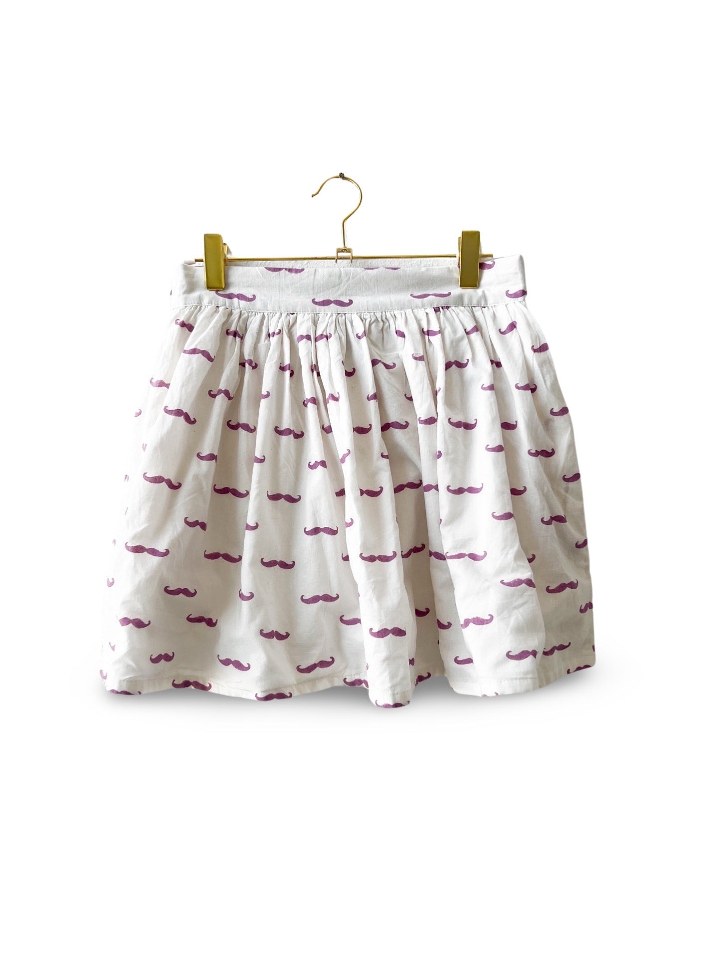 Mustachio Panel Mini Skirt - Sur La Vague