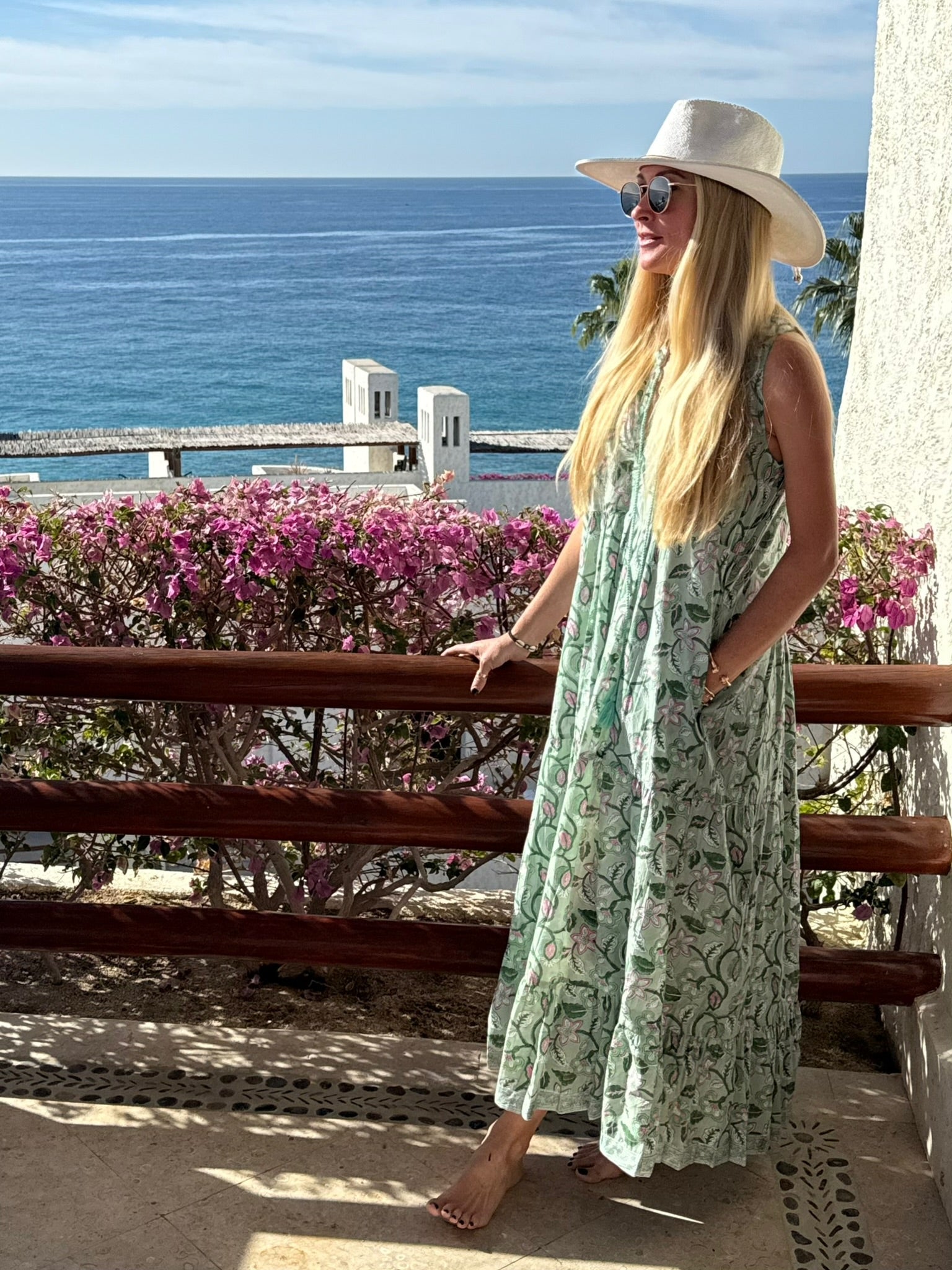 Nora Tassel Ruffle Maxi Dress - Sur La Vague