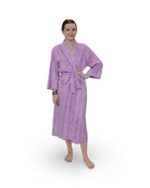 Pink Blue Stripe Sunduster Robe - Sur La Vague