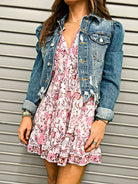 Primrose Cap Sleeve Mini Dress - Sur La Vague