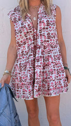 Primrose Cap Sleeve Mini Dress - Sur La Vague