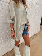 Sand Structured Cotton Tunic - Sur La Vague