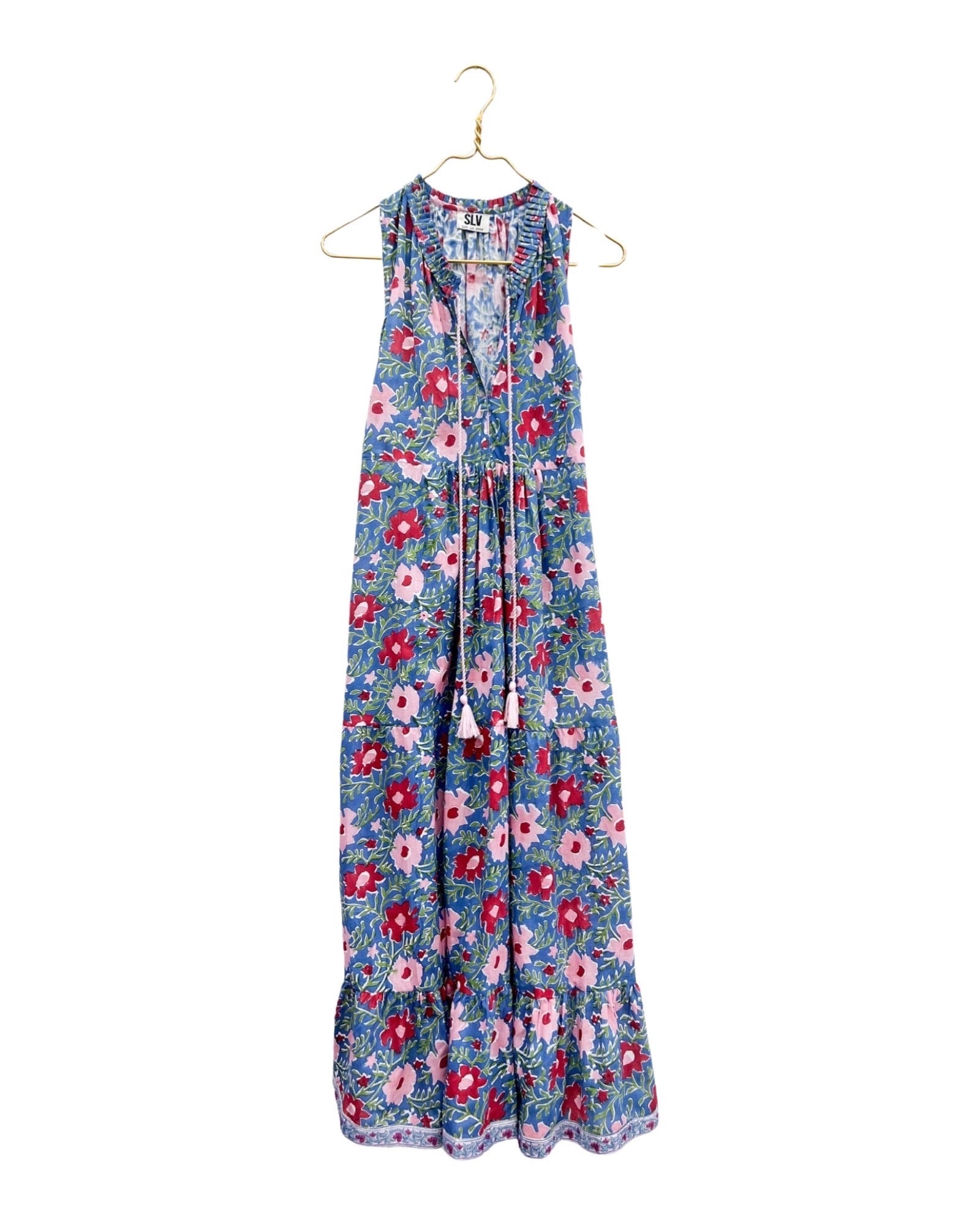 Sasha Tassel Ruffle Maxi Dress - Sur La Vague