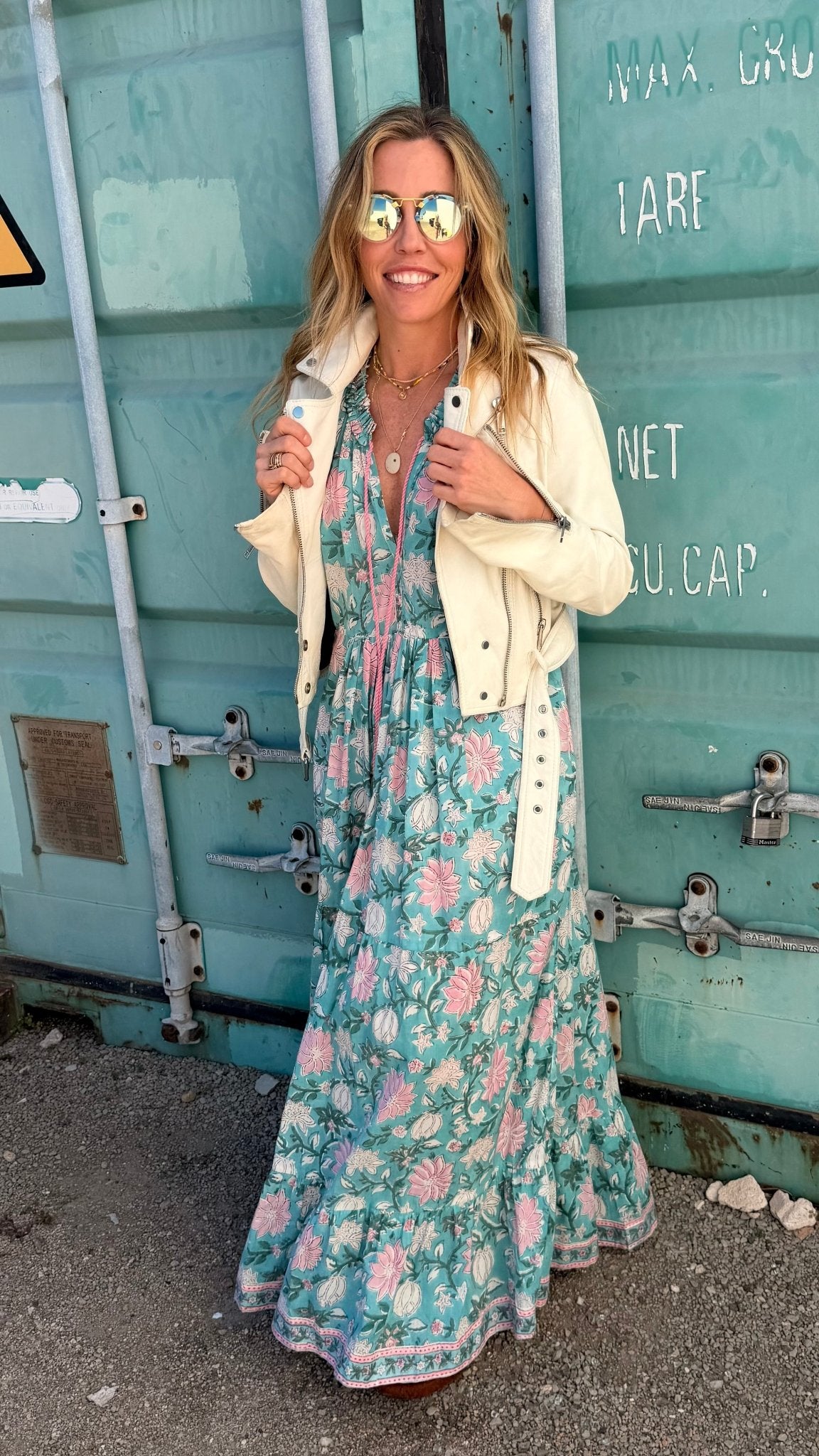 Savannah Tassel Ruffle Maxi Dress - Sur La Vague