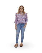 Sophie Long Sleeve Blouse - Sur La Vague