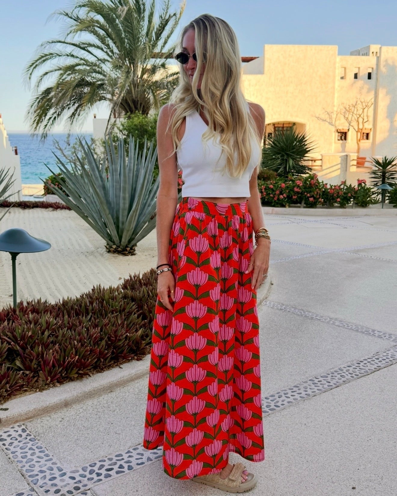 Tulipe Maxi Skirt - Sur La Vague