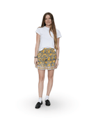 Yellow Green Mini Skirt - Sur La Vague
