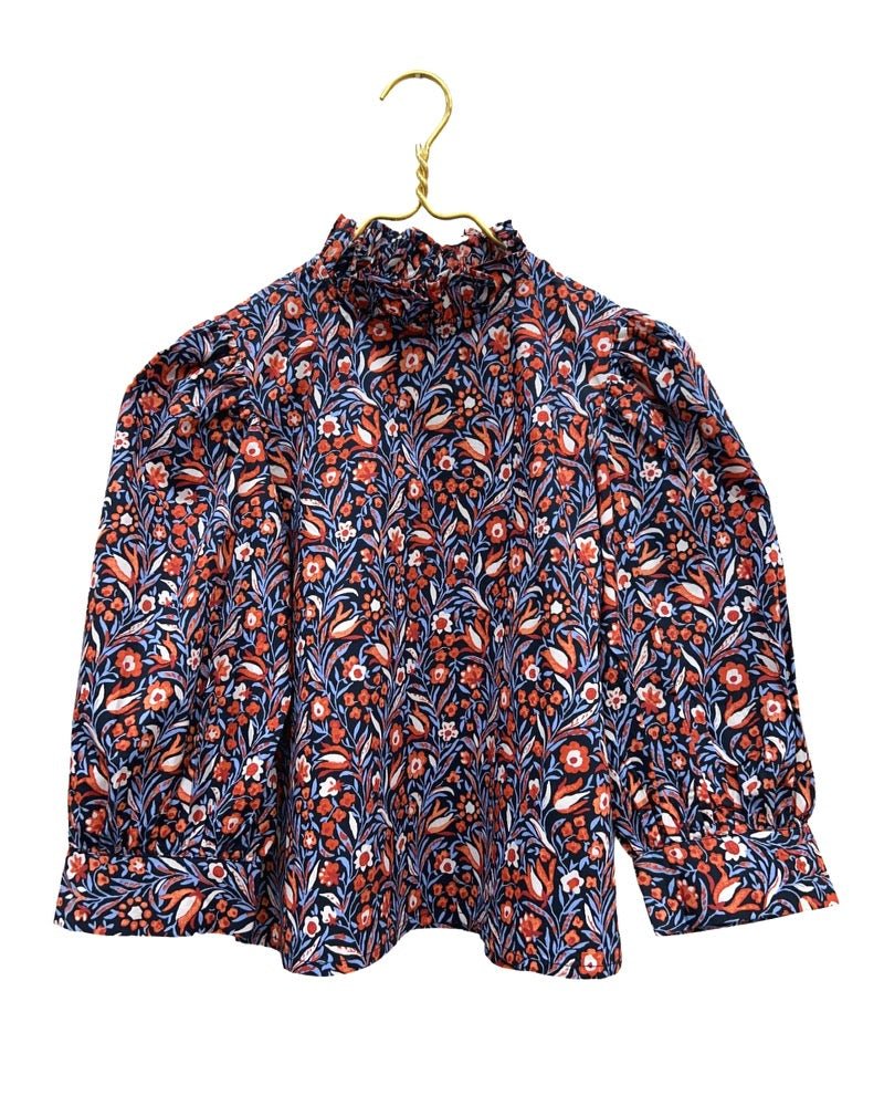 Clove Long Sleeve Puff Blouse - Sur La Vague