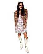 Mae Ruffle Mini Dress - Sur La Vague