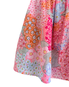 Riviera Mini Skirt — bright Mediterranean floral ruched waist skirt | Sur La Vague