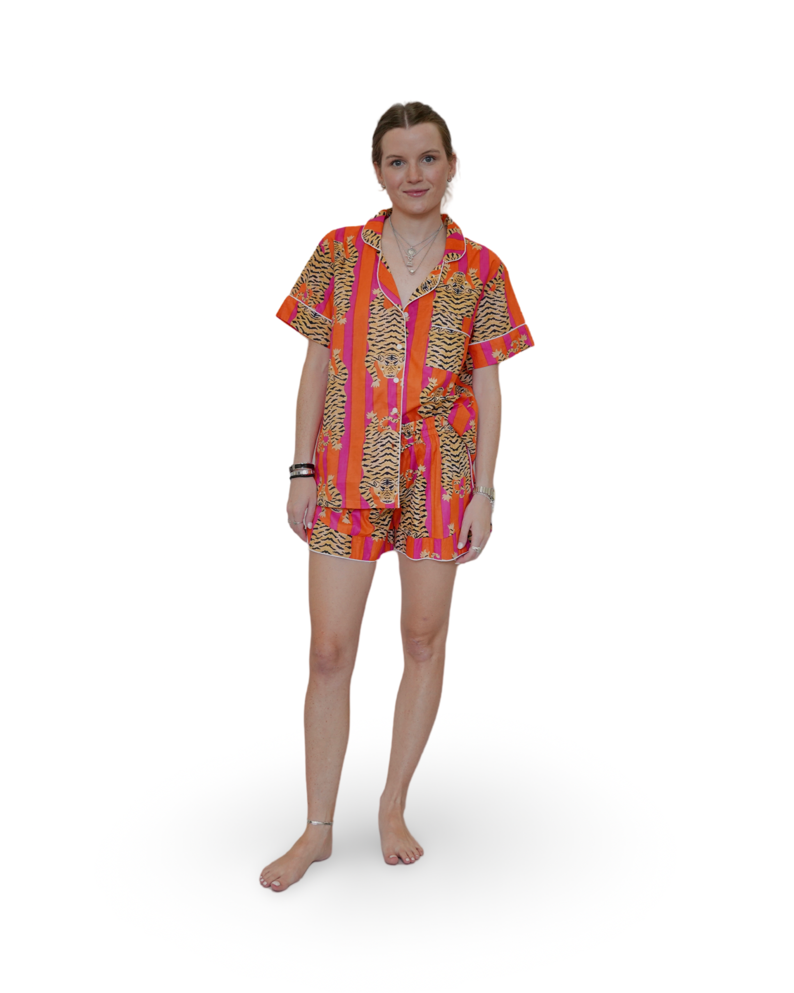 【PORTERNA】Sable Pajama Top Set Zen Grey Flared Pajama Set – NeceSera