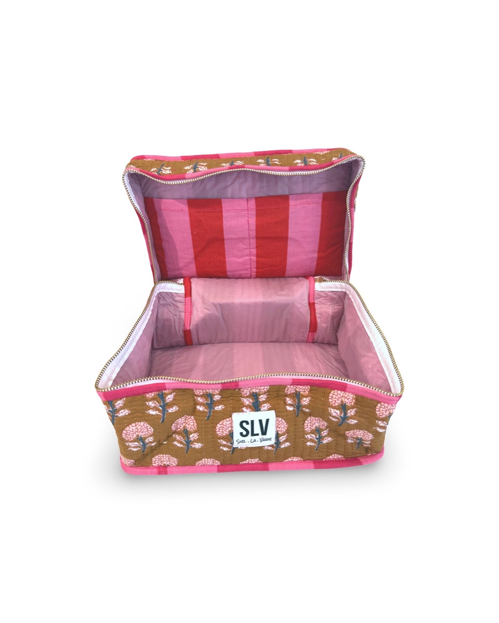 Amber Flat Lay Makeup Bag - Sur La Vague