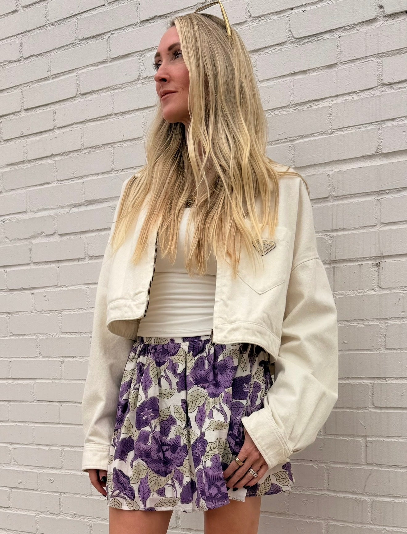 Amethyst Panel Mini Skirt - Sur La Vague