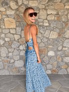 Astrid Criss Cross Maxi Dress - Sur La Vague