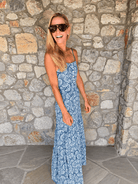 Astrid Criss Cross Maxi Dress - Sur La Vague
