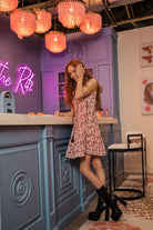 Blossom Cap Sleeve Mini Dress - Sur La Vague