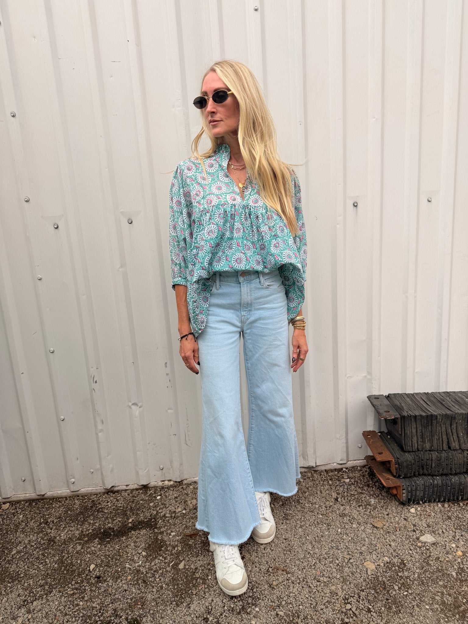 Charley Classic Blouse - Sur La Vague