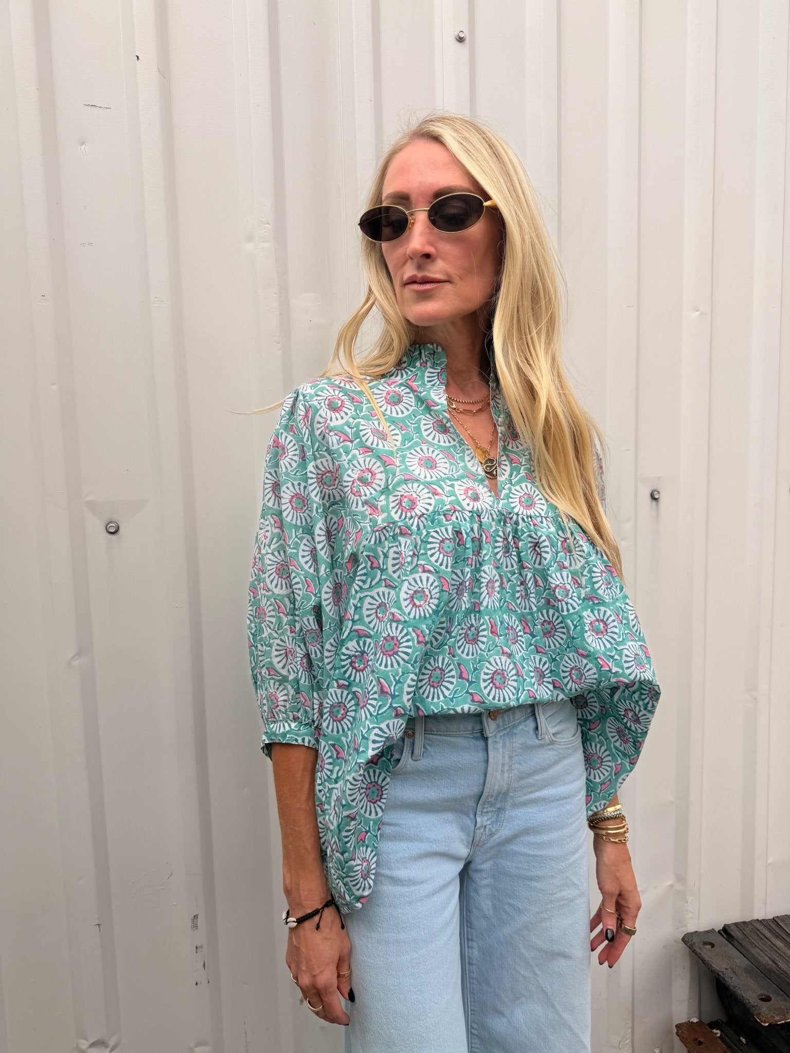 Charley Classic Blouse - Sur La Vague