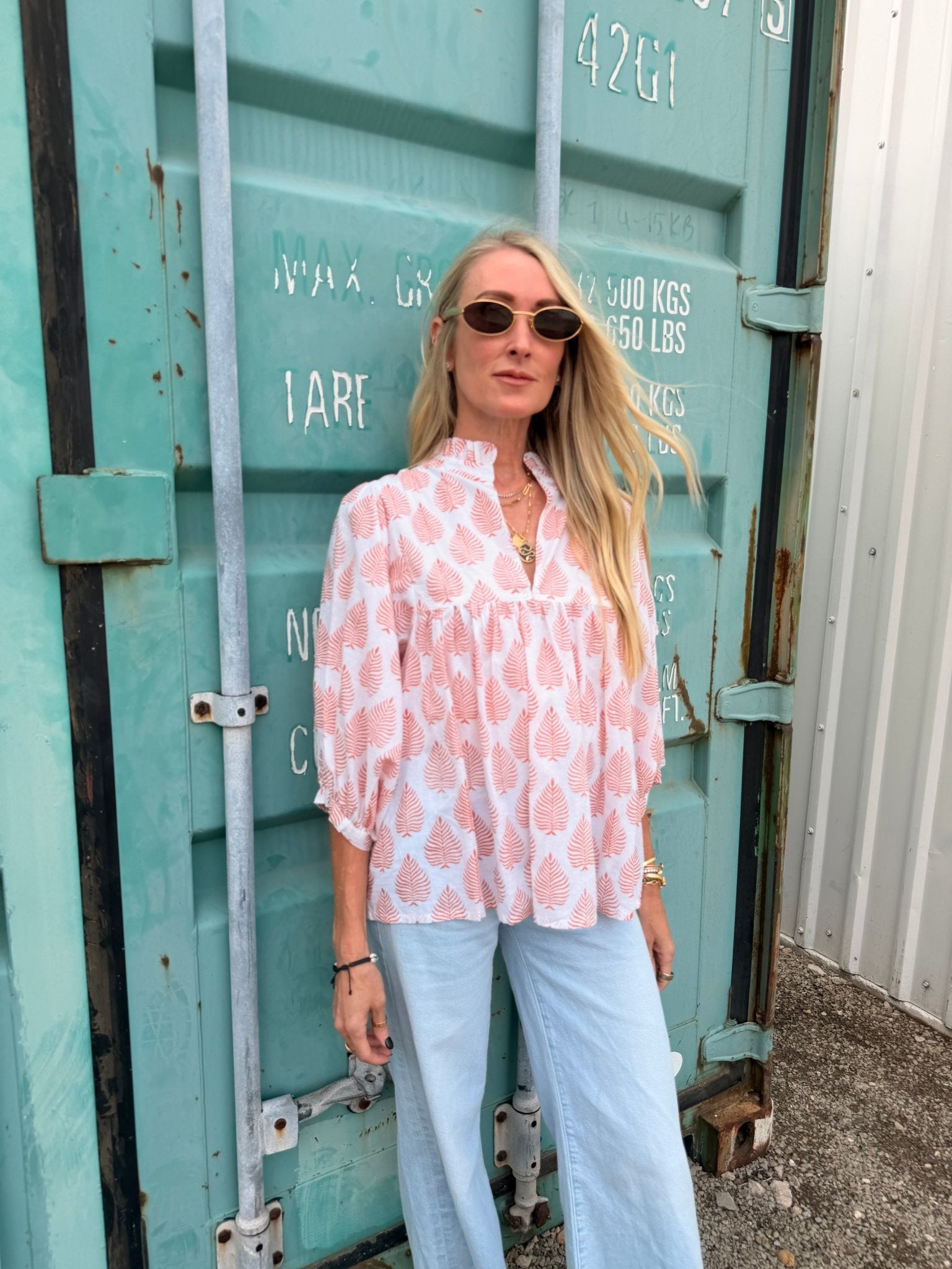 Copper Classic Blouse - Sur La Vague