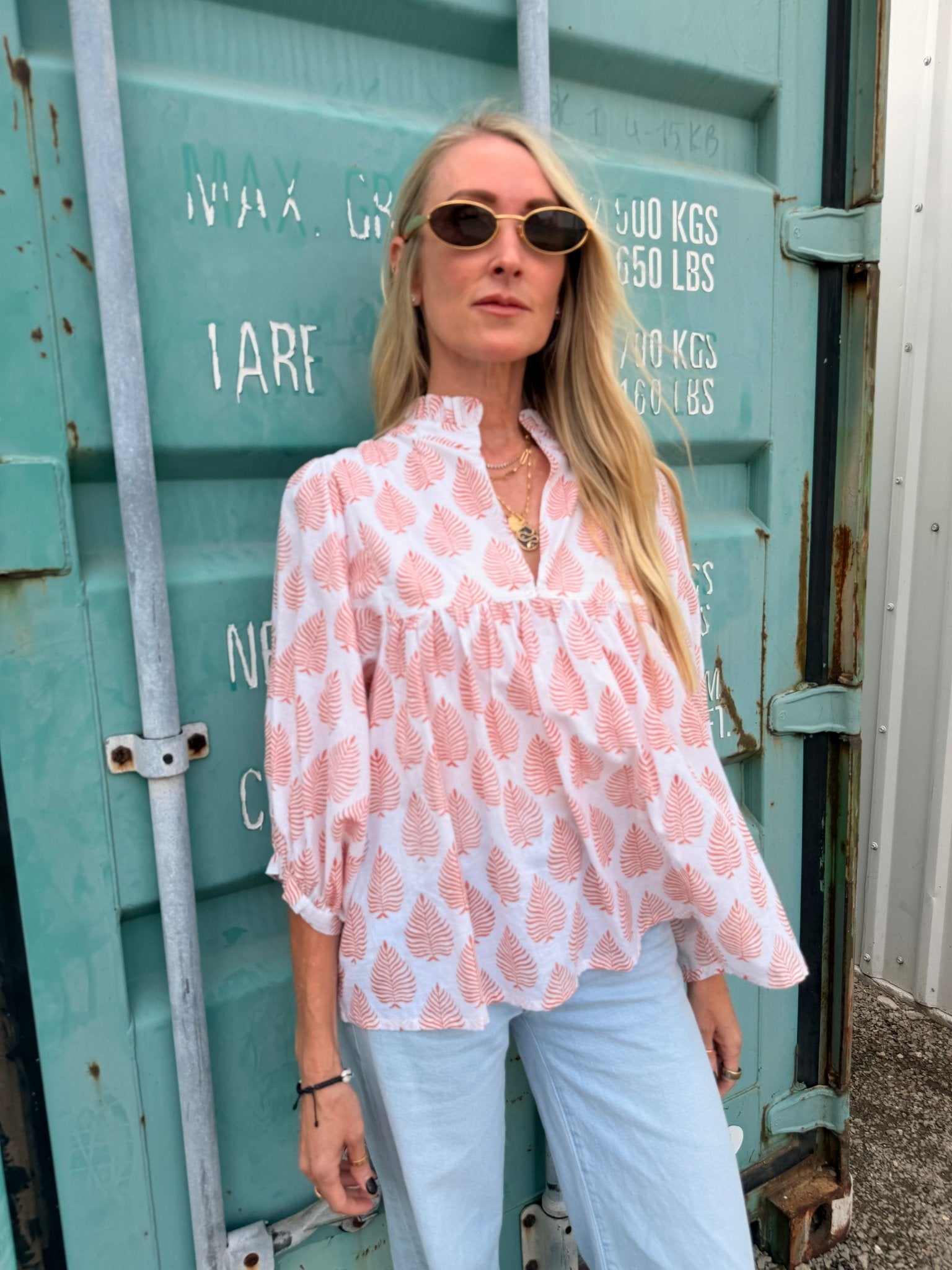 Copper Classic Blouse - Sur La Vague