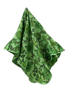 Green Floral Cotton Dinner Napkins - Sur La Vague