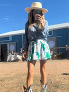 Hibiscus Mini Skirt - Sur La Vague