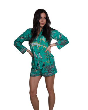 Safari Pajama Shorts Set